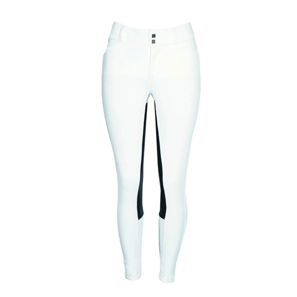 FITS Free Flex Full Seat Zip Front Riding Breeches Womens XL White